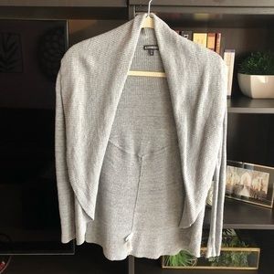 Express Light gray sweater xs